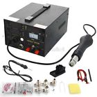 11solder 11sold Welding Rework Hot 853d Smd Soldering Air Gun Iron Dc Station 8in1