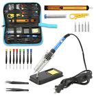 46777 Soldering Iron Kit Durable Solder Sucker Adjustable Temperature 732326646777