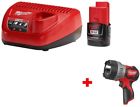 48-59-2420-2353-20 Milwaukee Battery Charger Starter Kit Led Spotlight 0145242900043 48-59-2420-2353-20 Milwaukee Battery Charger Starter Kit Led Spotlight 0145242900043