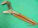 507-14 Patented Utica Tools U.s.a Usa Groove Joint Pliers With Vinyl Grips Used