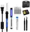 Sy-esik-03 7-in-1 Soaiy Upgraded Soldering Iron With On Off Switch And Cleaning Sponge