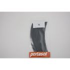 8-inch Portasol Rods Pe Black Plastic