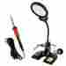 8416 Radioshack Pro-line Helping Hands Soldering Station W Illuminated Magnifier 15 Watt Sold