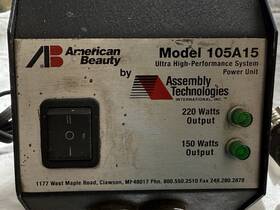 105a15resistance American Beauty 105a15 Soldering Power Unit Light Tweezer Solder