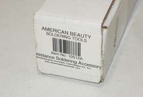 10512a American Beauty Tools Soldering Return Lead With Clamp In Box