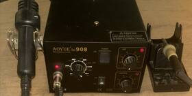Int908 Aoyue Int 908 Repairing System 110v Soldering Station Tested