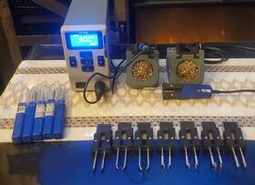 St-1509 Atten Soldering Station With 8 Tweezer Tips And 5 Standard