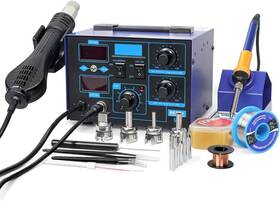 862d Baco Engineering 313100623681 Bacoeng 2in1 Smd Soldering Iron Hot Air Station With Various Access