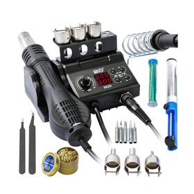 882d Bacoeng 739770994874 2 In 1 Soldering Iron Hot Air Rework Station With Led Display An