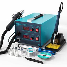 Bk850d Bakon 852d Heat Gun And Soldering Iron 2-in-1 Kit Smd Hot Air Rework Solder