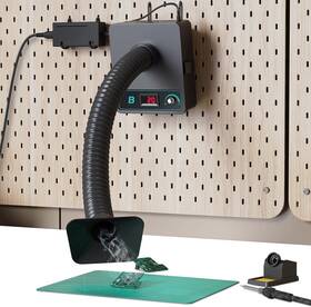 Bss-qym717 Baoshishan Solder Fume Extractor Wall Mount With Portable Handle 3 Stage Filters