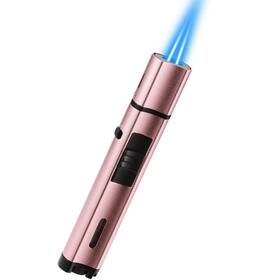 Lw001 Bbsisgo 5.7in Butane Torch Lighter With Flame Locking And Safety Switch Function Adjus