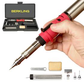 Berkling B08yvttnpc Premium Butane Soldering Iron Kit - Portable Cordless Welding Micro