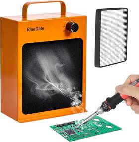 Bluedate 313110912942 Hepa Solder Fume Extractor Fan Smoke Absorber Diy Work For Soldering