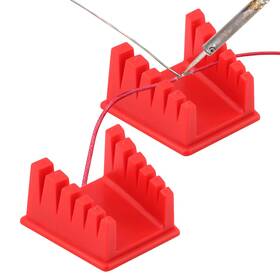 22385264 Bnytxv 2pcs Magnetic Helping Hands Soldering Station 5 Slots Wire Holder Clamp For