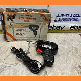 Sg-120 Buffalo Vintage Electric Soldering Gun Taiwan Built In Spot Light 120v