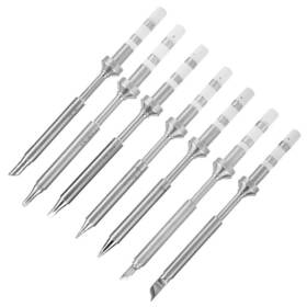 15943664628773 Cfopiryx 7 Types Mini Stainless Steel Soldering Iron Tip Replacement For Ts100 Solderi
