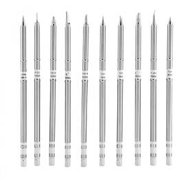 Chazcoolx1byioe4tf Chazcool Pinecil Tips 10 Types T12 Soldering Iron Station Tool Fo