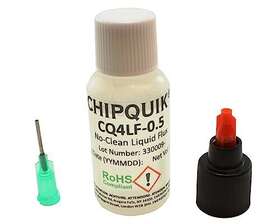Cq4lf-0.5 Chip Quik Liquid Flux No-clean In 15ml 0.5oz Squeeze Bottle With Tip