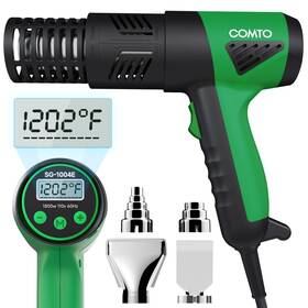 Us-heatgun-sg1004e Comto 1800w Heat Gun With Lcd Digital Display Variable Temperature Control 122