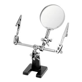 Conext Link 713001601885 Helping Hand Magnifier Magnifying Glass Jewelry Clamp Holder Soldering Stand