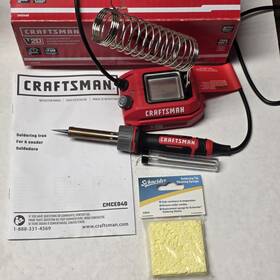 Cmce040 Craftsman Corded Soldering Iron Kit Stand