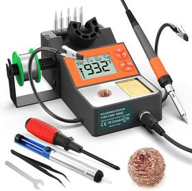 Crtsweker 313021979928 Soldering Station 140w Digital Display Iron Kit With 2 Helpin