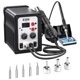 700w Debangsi 663899290831 8586 Hot Air Soldering Station 2-in-1 Led Digital Desoldering K