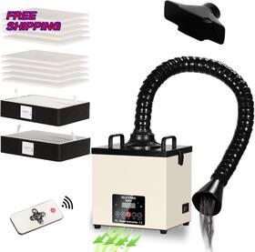 105w Dongguan Nenglang Huanbao Keji Co. Ltd. Mn01 Fume Extractor Flow Rate 255m /h Power Lcd Display Remote Control 3 Layer