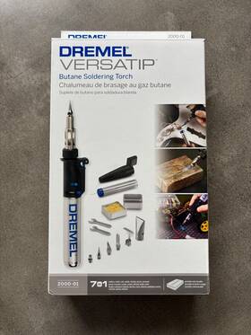 F0132000aa Dremel Versatip Butane Soldering Torch With Instructional Manual Packaging