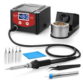 Eastvolt 425511900236 Digital Soldering Station With 10 Minute Sleep Function Auto Cool Down C/f