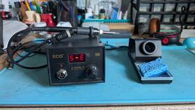 J-ssd-1 Ecg Brand 75 Watt Adjustable Soldering Station Black Lightly Used