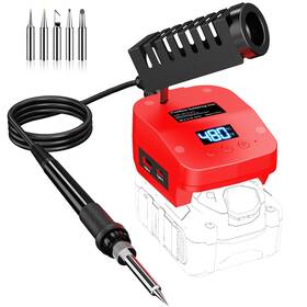 Edtran 768383319835 Cordless Soldering Iron For Craftsman V20 Battery 60w Portable Electric Solde