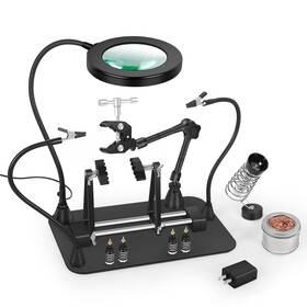 F-003 Eooku Helping Hands Soldering Station 12x7.8 Inch Extra Large And Heavy D F-003 Eooku Helping Hands Soldering Station 12x7.8 Inch Extra Large And Heavy D