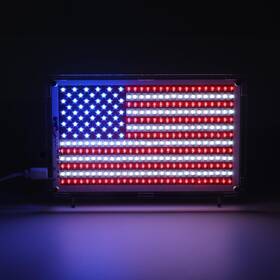 20-003-flag Etoput Diy Soldering Project Kit American Flag 0.3x0.5 Ft Smd Practic