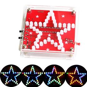 Etoput 749652396849 Star Shaped Diy Soldering Practice Kit Electronic With Colorful Flashing