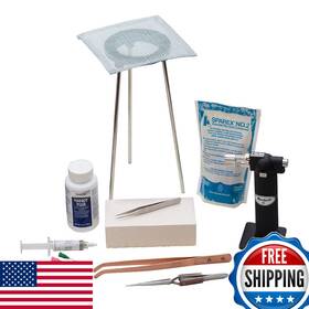 B005ppjhg8 Eurotool Basic Soldering Kit 9 Piece Set Kit-200.09