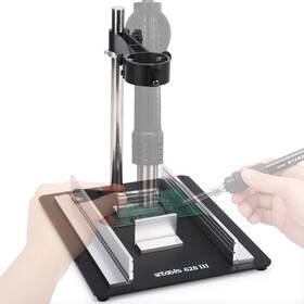 Eztools 978908220094 628 Iii Professional Pcb Holder Heavy And Solid 1.7kg With Hot Air Rework Brack
