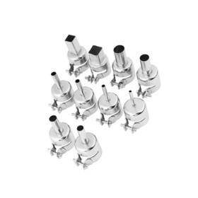 Fafeicy37apyvsgwu Fafeicy 10-piece Heatnozzles Kit For Hot Air Soldering Station Repair Tools