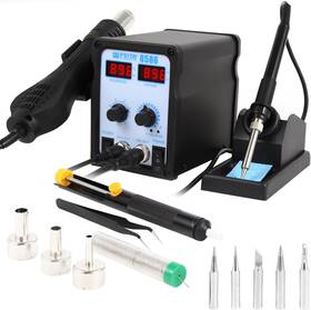 Ft-8586 Feita 8586 Smd Hot Air Rework Station 2 In 1 Digital Soldering Iron And Heat G