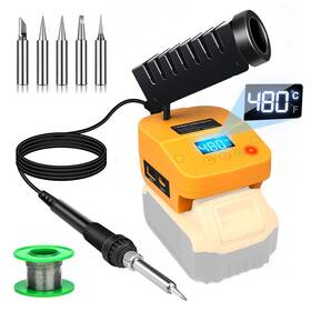 Fiihio 768510996878 Cordless Soldering Station For Dewalt 20v Battery Portable Electric Digital L