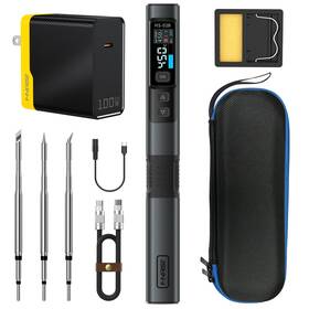 B0d9ltcdrr Fnirsi Hs-02b 100w Portable Corded Soldering Iron Kit 2s Heating 212-842