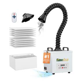 Fc-100a Fumeclear Fume Extractor - Powerful 100w Suction 200m /h With Remote Digital