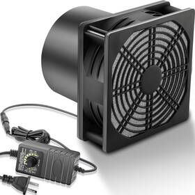 1xfl-gdp1238b12n30d55230-us Gdstime 120mm X 38mm 12v Dc Axial Fan With 4 Inch Duct Flange Variable Speed Controll