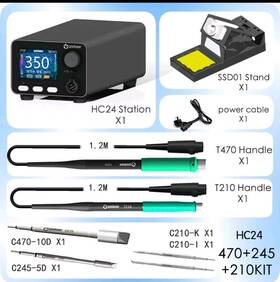 Hc24 Geeboon 240w Solder Station Soldering Kit With Handle Tip