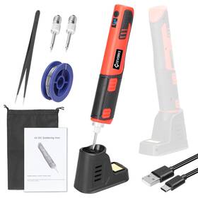 Ohj5807560211183fa Geevorks Cordless Soldering Iron Kit 2000mah Max 450 Fast Heat Inch
