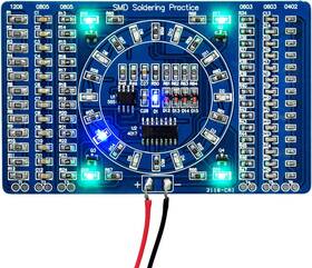 Lysb00vwb8f8k-electrncs Gikfun Diy Smd Smt Welding Practice Soldering Skill Training Board Ek7028