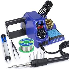 Guangzhou Jiesaiwei Technology Limited Bcqb-shdxaa0117-674 926led V3 Soldering Iron Station Kit With Solder Wire 5 Tips Tip