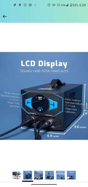 Guangzhou Yihua Electronic Equipment Co. Ltd. 939diii 939d Iii Evo Digital Soldering Iron Station Kit 110w High Power With Lcd