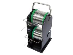 Hakko 744759940735 Dual Solder Spool Stand Holder 2 Roll Dispenser Smooth Reel Bench Mount Non Slip